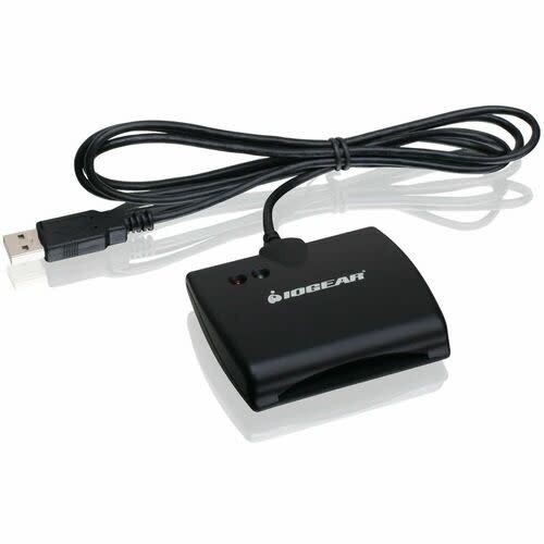 IOGEAR USB 2.0 Common Access Smart Card Reader TAA Compliant