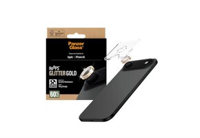PanzerGlass® Hoops Camera Lens Screen Protector for iPhone Air Glitter Gold