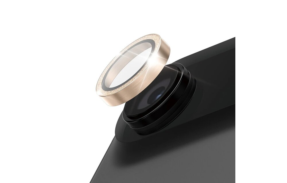 PanzerGlass® Hoops Camera Lens Screen Protector for iPhone Air Glitter Gold