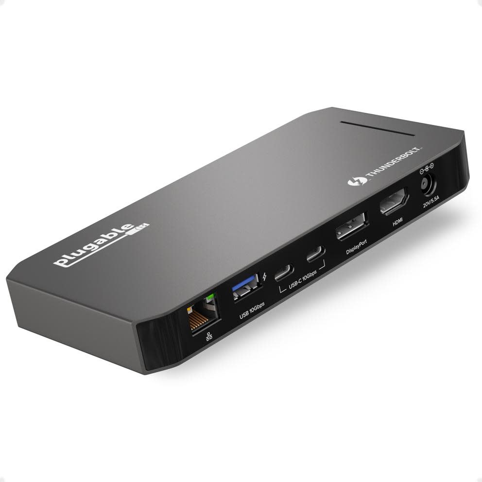 Plugable Thunderbolt™ 3 and USB-C Dual Display Dock with 96W Host Charging (11 ports) WSL