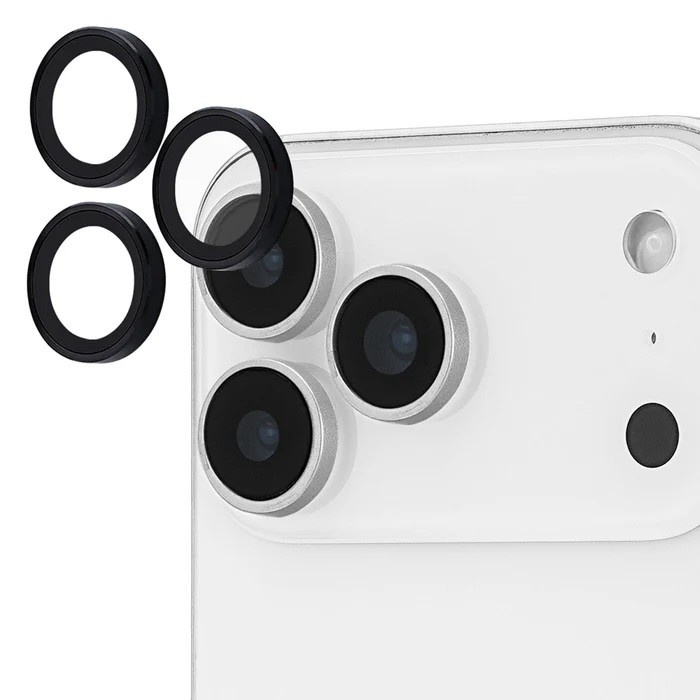 Case-Mate Rear Aluminum Ring Lens Protector for iPhone 17 Pro Max/17 Pro ONLY - Black