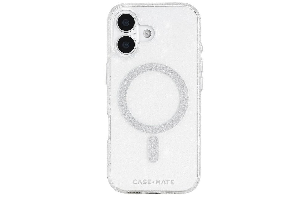 Case-Mate Sheer Twinkle Silver Case with Magsafe for iPhone 17