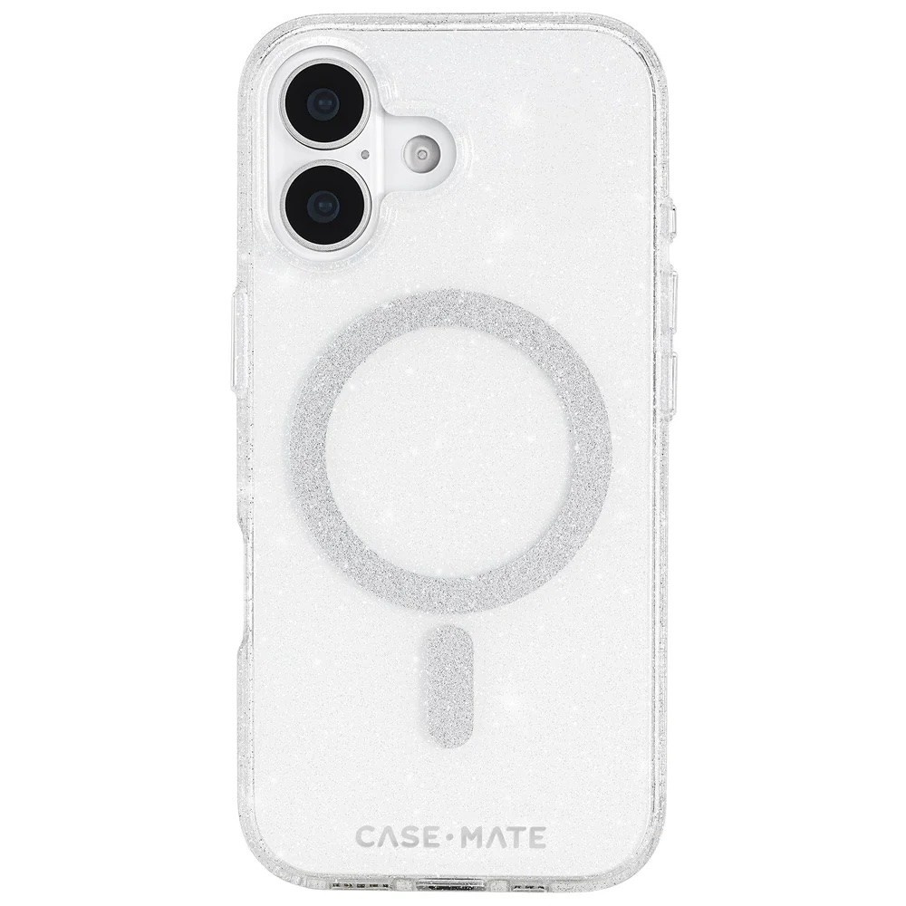 Case-Mate Sheer Twinkle Silver Case with Magsafe for iPhone 17