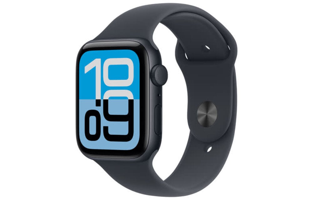 Apple Watch SE 3rd gen (GPS, 40mm, Midnight Aluminum Case, Midnight Sport Band - S/M - Fits 130-180mm wrists )