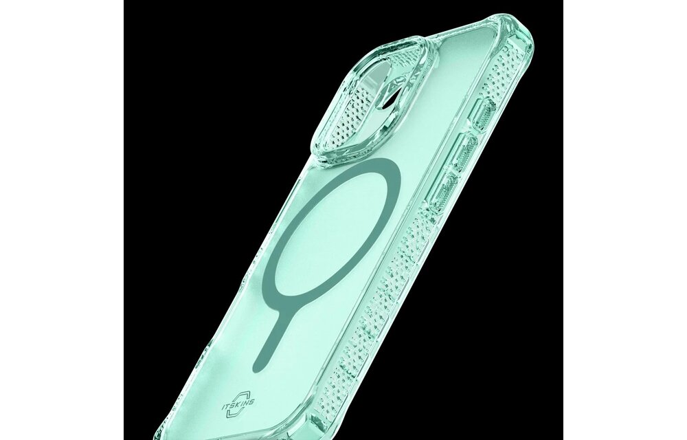 ItSkins Hybrid R Vapor Case with MagSafe for iPhone 17 - Light Green