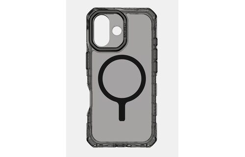 ItSkins Supreme R Clear Case with MagSafe for iPhone 17 - Graphite and Graphite Print