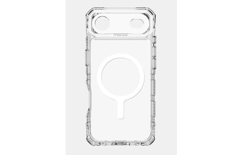 ItSkins Supreme R Clear Case with MagSafe for iPhone Air  - Transparent White Print