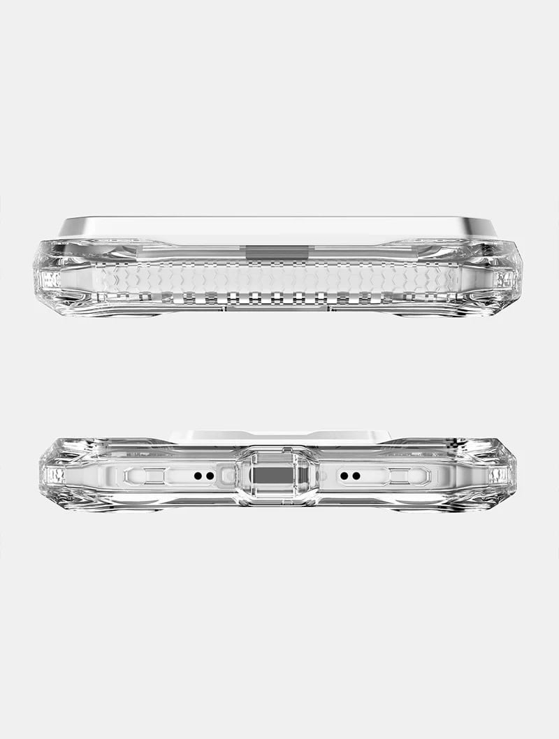 ItSkins Supreme R Clear Case with MagSafe for iPhone Air  - Transparent White Print