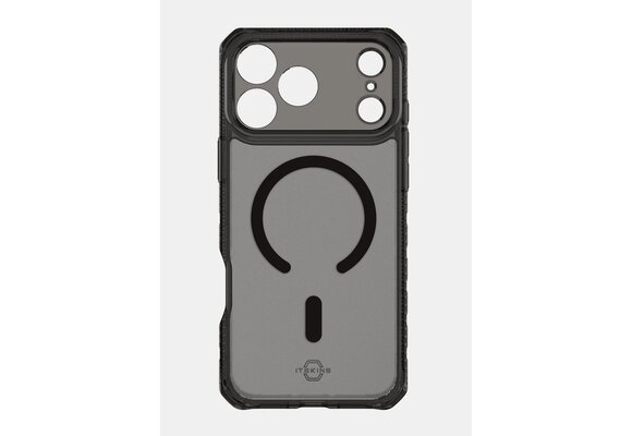 ItSkins Hybrid R Vapor Case with MagSafe for iPhone 17 Pro Max - Smoke