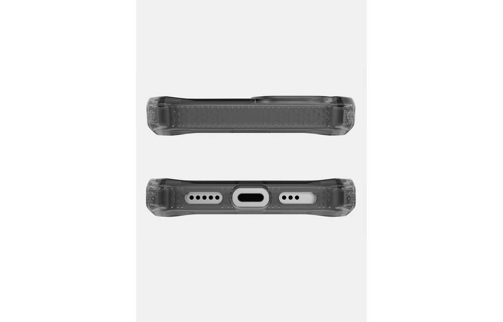 ItSkins Hybrid R Vapor Case w/ Magsafe for iPhone 16e - Smoke