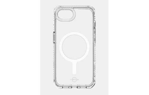 ItSkins Hybrid R Clear Case with MagSafe for iPhone 16e - Transparent