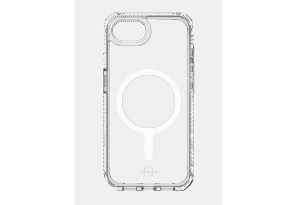 ItSkins Hybrid R Clear Case with MagSafe for iPhone 16e - Transparent