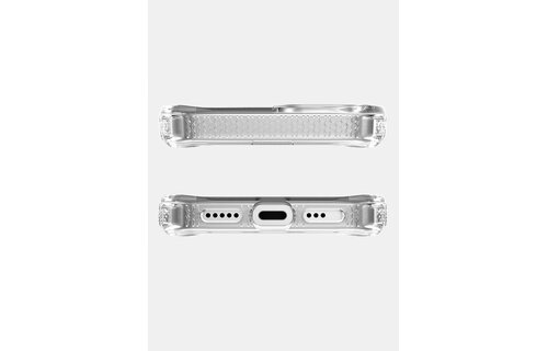 ItSkins Hybrid R Clear Case with MagSafe for iPhone 16e - Transparent