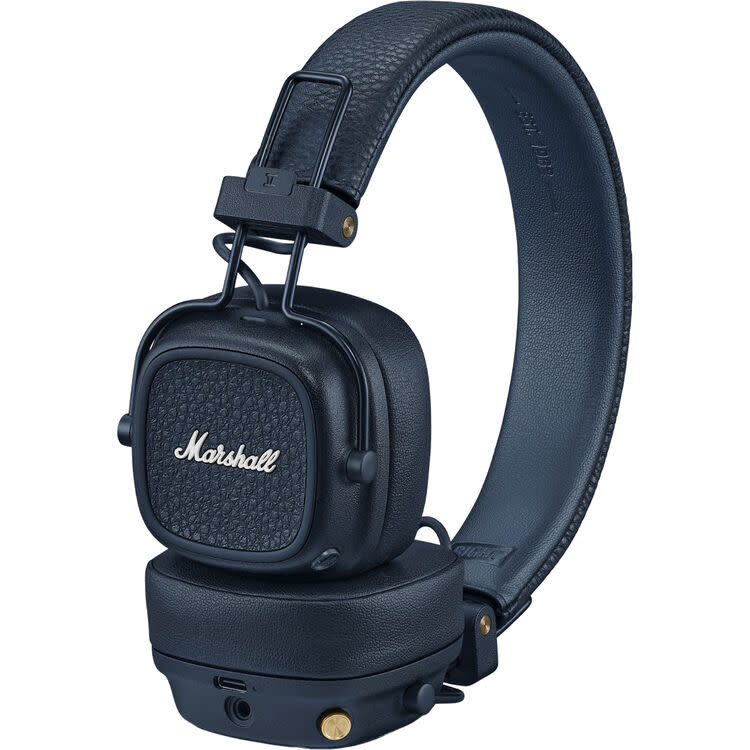 Marshall Major V On Ear Bluetooth Headphones Midnight Blue