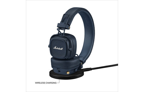 Marshall Major V On Ear Bluetooth Headphones Midnight Blue