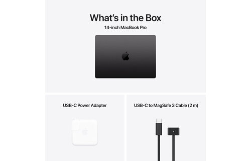 Apple 14" MacBook Pro (M5 10-Core CPU, 10-Core GPU), 16GB, 1TB, Three Thunderbolt 4 ports, Space Black