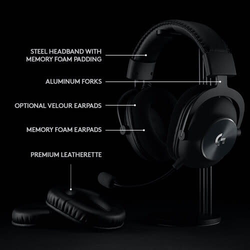 Logitech Pro X Wireless Gaming Headset (PS5/PS4/PC with USB port)- Black