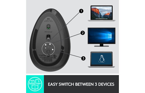 Logitech MX Vertical Mouse - Graphite