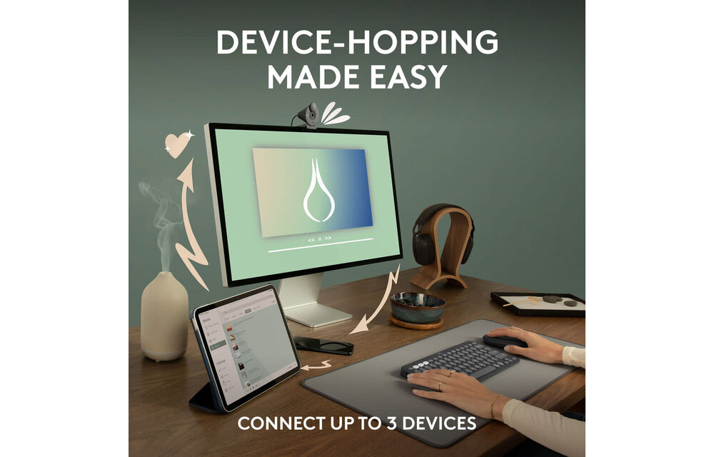 Logitech Wireless Pebble Mouse 2 M350s - Tonal Graphite