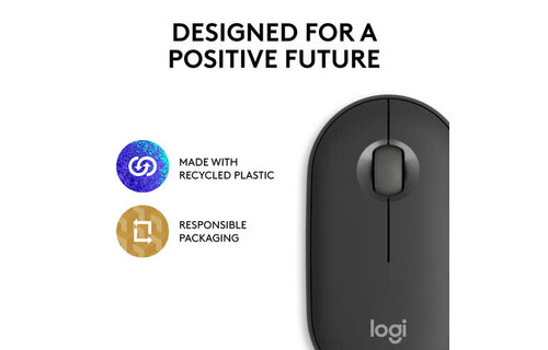Logitech Wireless Pebble Mouse 2 M350s - Tonal Graphite