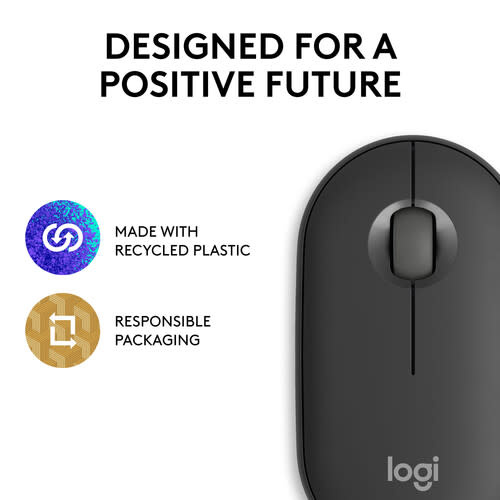 Logitech Wireless Pebble Mouse 2 M350s - Tonal Graphite