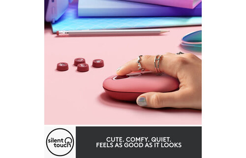 Logitech Pop Wireless Mouse - Heartbreaker Rose
