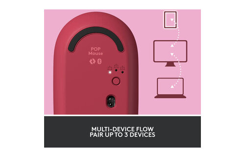 Logitech Pop Wireless Mouse - Heartbreaker Rose