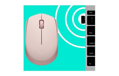 Logitech M170 Wireless Mouse - Rose