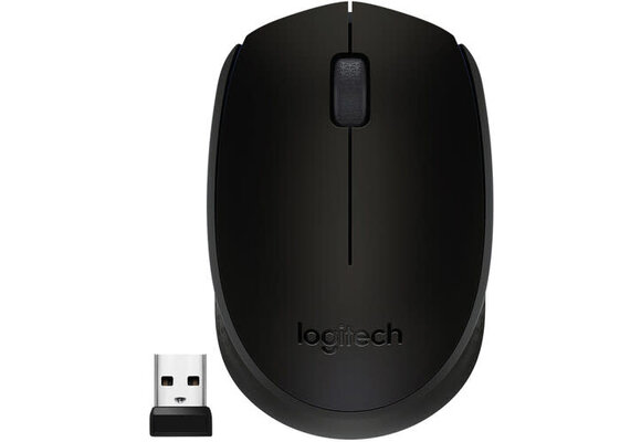 Logitech M170 Wireless Mouse - Black