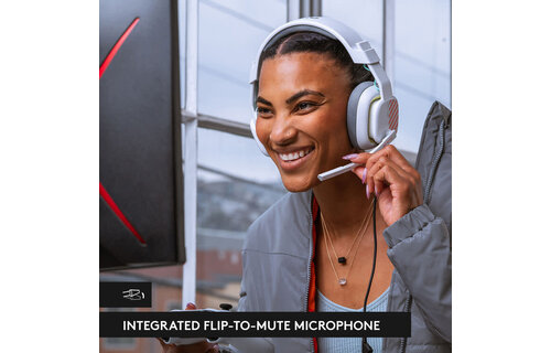 Logitech ASTRO Gaming A10 Gen 2 Wired Gaming Headset Playstation - White