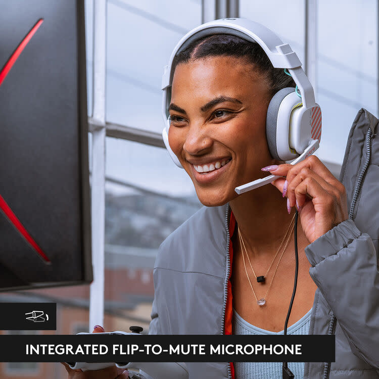 Logitech ASTRO Gaming A10 Gen 2 Wired Gaming Headset Playstation - White