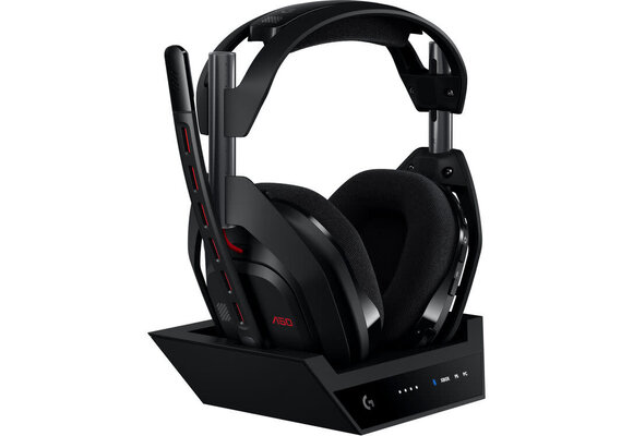 Logitech - Astro A50 Gen 5 LIGHTSPEED Wireless Gaming Headset + Base Station for Xbox Series X|S, PS5, PC with PLAYSYNC  Black