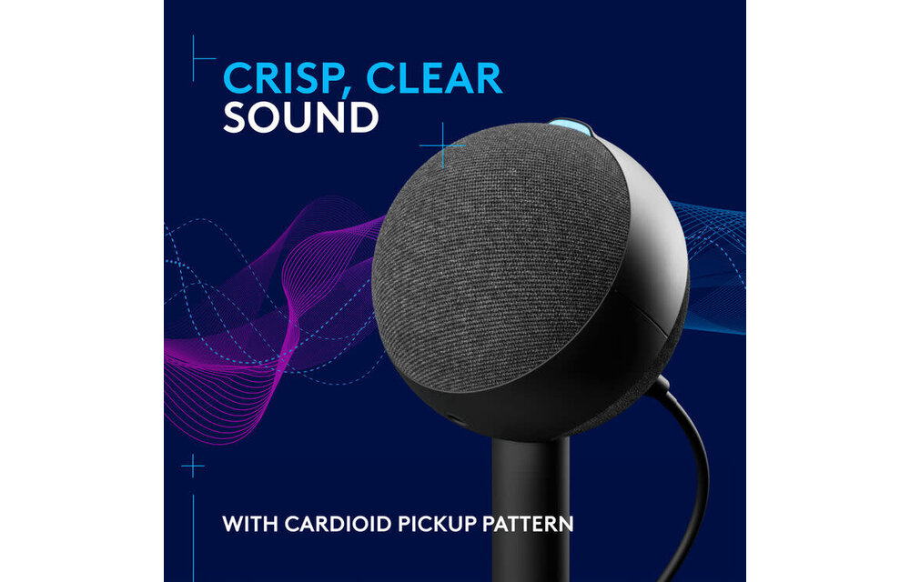 Logitech G Yeti Orb RCB USB-C Gaming  Microphone Black