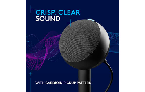 Logitech G Yeti Orb RCB USB-C Gaming  Microphone Black