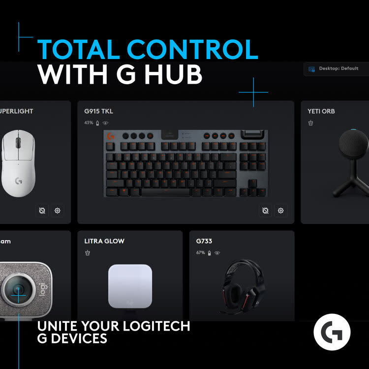 Logitech G Yeti Orb RCB USB-C Gaming  Microphone Black