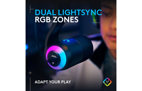 Logitech Yeti GX RCB USB-C Gaming  Microphone Black