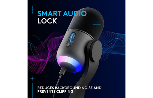 Logitech Yeti GX RCB USB-C Gaming  Microphone Black