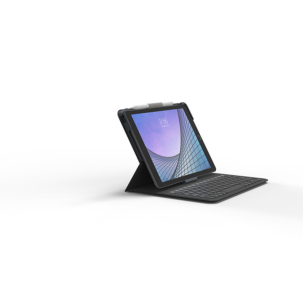 ZAGG Messenger Folio 2 Keyboard and Case for Apple iPad 10.2" (9/8/7 gen),  iPad Pro 10.5", and iPad Air (3 gen) - Charcoal WSL