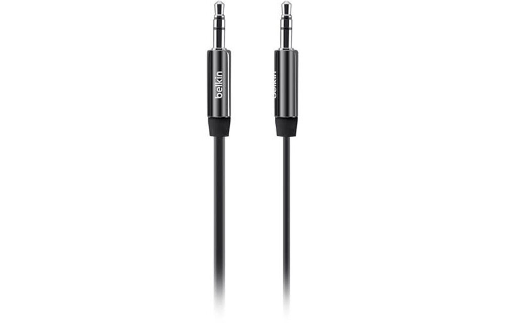 Belkin Stereo MIXIT 3’ Flat Audio 3.5mm to 3.5mm - Black