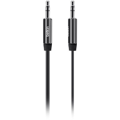 Belkin Stereo MIXIT 3’ Flat Audio 3.5mm to 3.5mm - Black