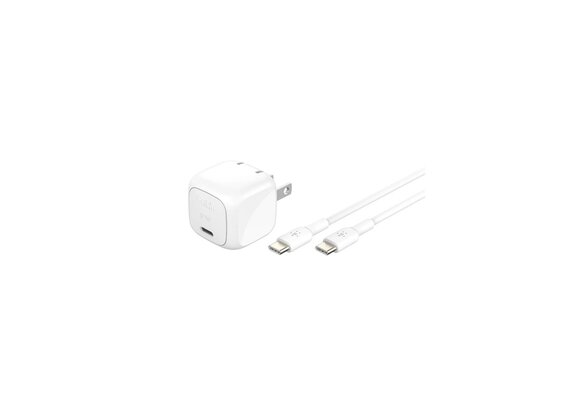 Belkin BOOST↑ CHARGE 30w USB-C PD 3.1 PPS Wall Charger w/ USB-C to USB-C Cable White