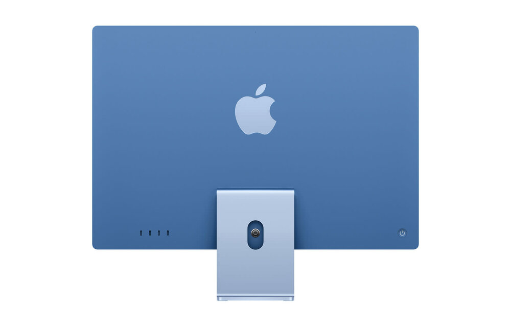 Apple 24" iMac, Blue, 4.5K (4480 x 2520) Display,  M4 (10-Core CPU, 10-Core GPU), 24GB, 512GB, macOS (late 2024)