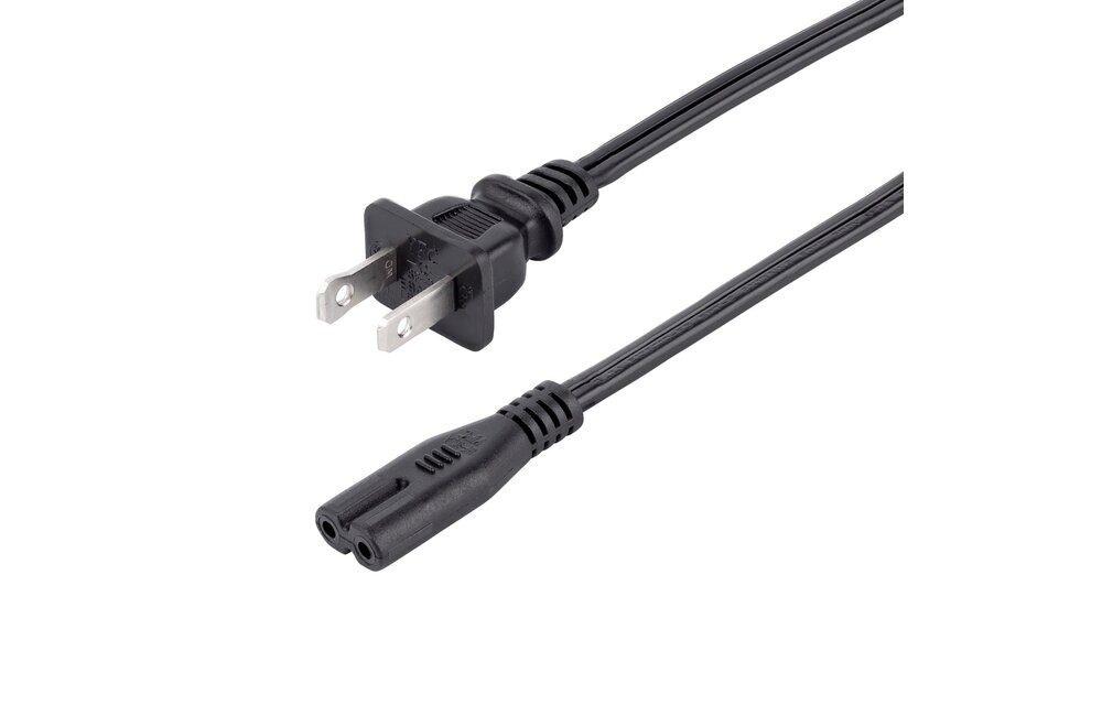 StarTech Power Cord for Apple TV/Mac Mini Black 6ft