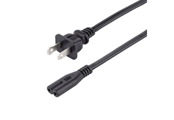 StarTech Power Cord for Apple TV/Mac Mini Black 6ft