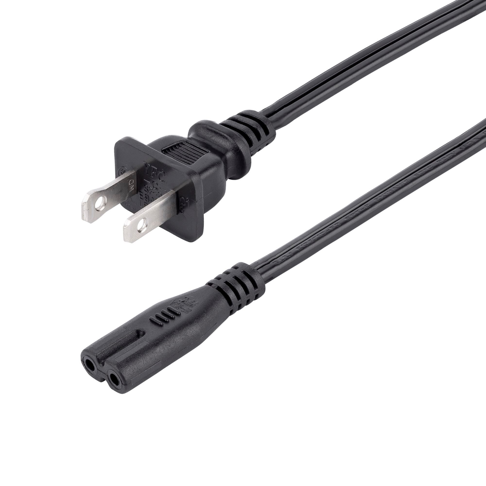 StarTech Power Cord for Apple TV/Mac Mini Black 6ft