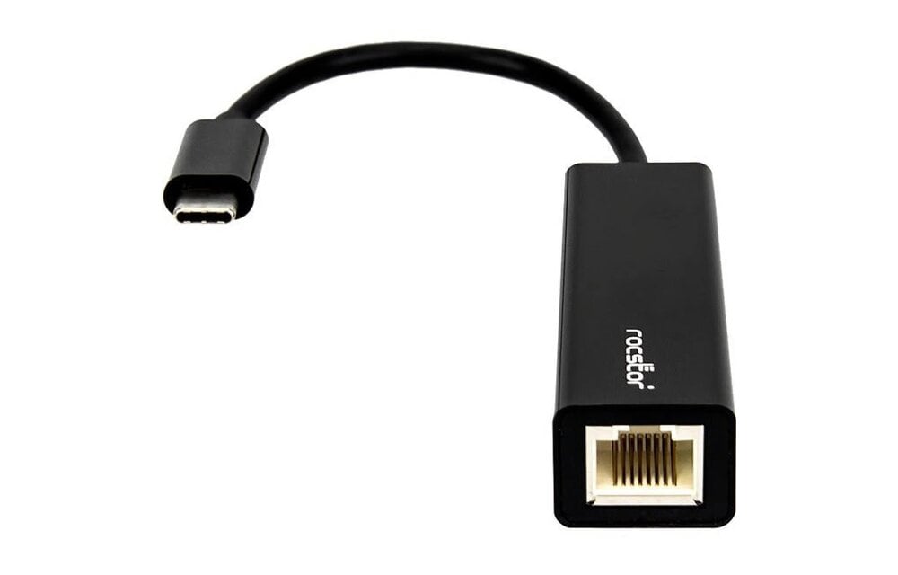 Rocstor Portable USB-C to Gigabit Ethernet Adapter  (Y10A174-B1)