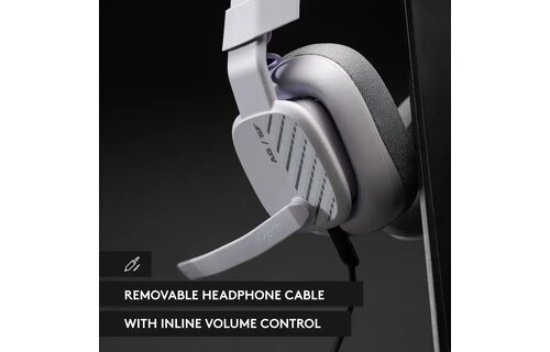 Logitech ASTRO Gaming A10 Gen 2 Wired Gaming Headset Cross Platform - Gray