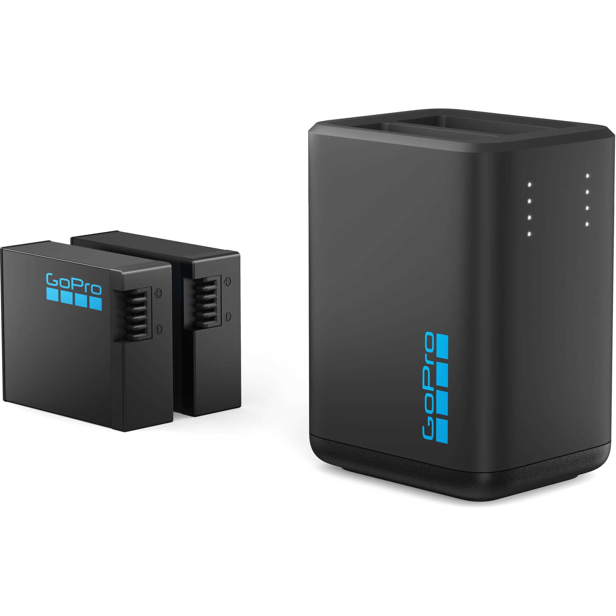 GoPro Dual Battery Charger + 2 Enduro Batteries for HERO 13  Black