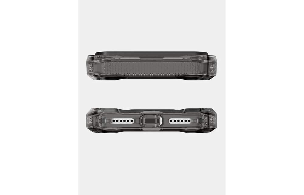 ItSkins Supreme R Clear Case with MagSafe for iPhone 17 Pro  - Graphite and Graphite Print