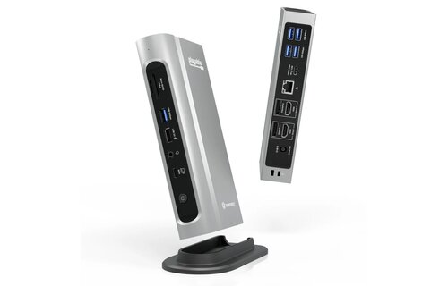 Plugable Thunderbolt™ 4 and USB-C Quad Display Dock with 100W Host Charging (16 ports) | TBT4-UDZ